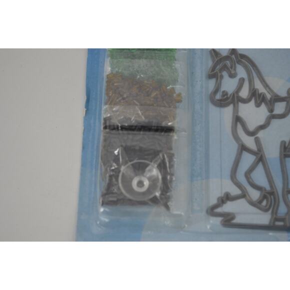 Vintage Toy Fun Makit & Bakit Stained Glass Painted Horse Pony Sun Catcher - Picture 4 of 13